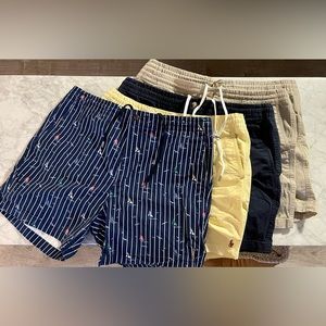 Men’s Polo Ralph Lauren Classic Fit drawstring sorts 6” inseam size XL. Lot of 5